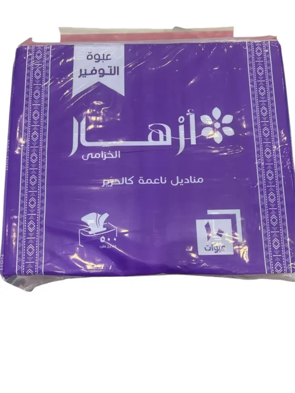 مناديل ازهار ٥٠٠ منديل ١٠ عبوات