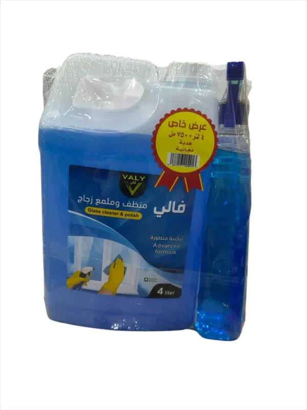 ملمع زجاج جالون ٤ لتر + بخاخ